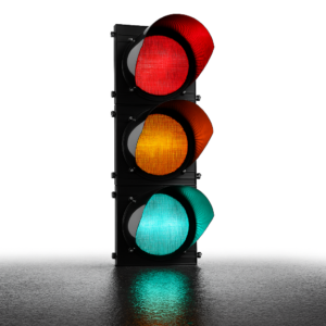 300mm High Flux RYG Full Ball LED Traffic Light